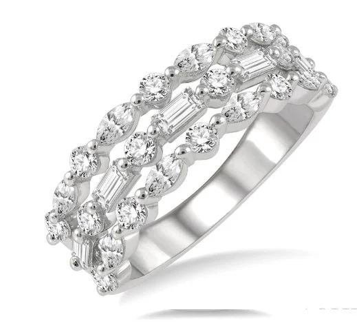 Multi Band Diamond Ring