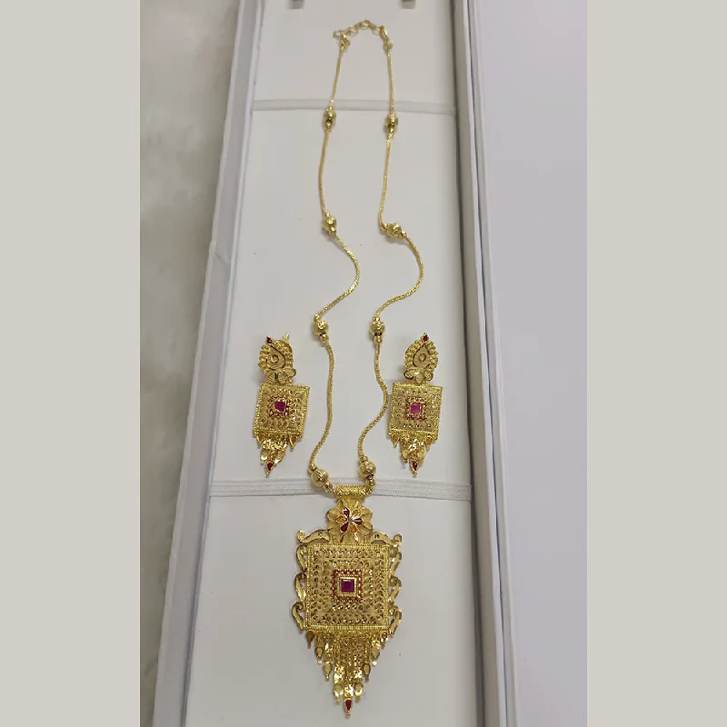 Pari Art Jewellery Forming Long Necklace Set