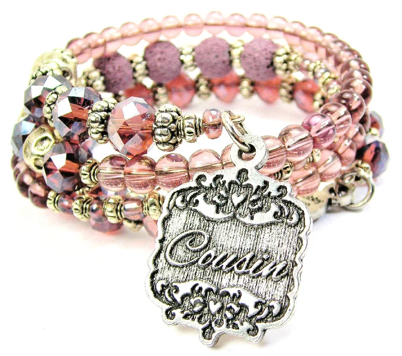 Cousin Victorian Scroll Multi Wrap Bracelet