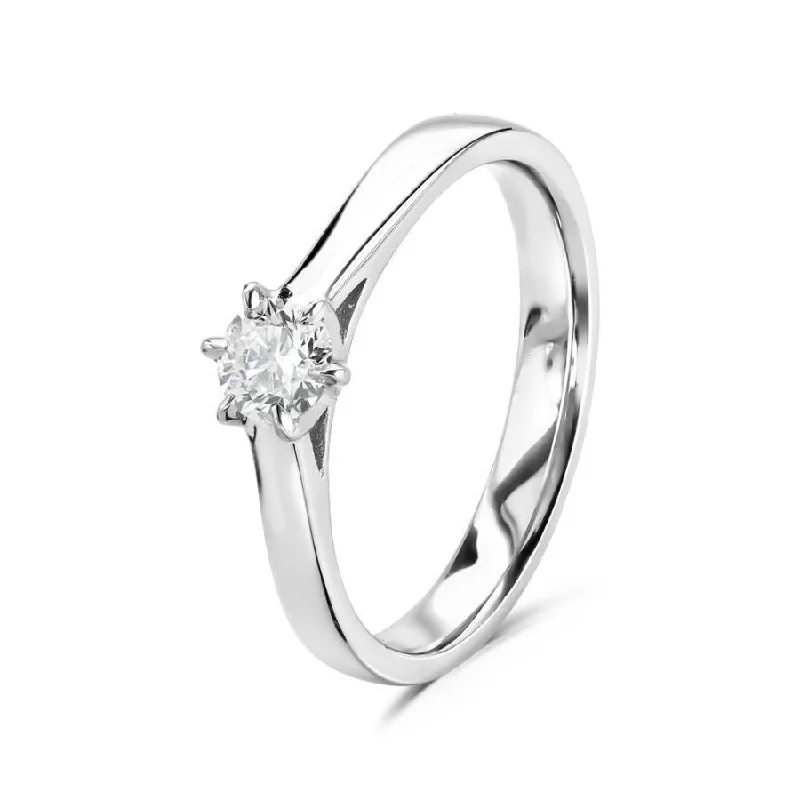 Platinum Solitaire Diamond Ring