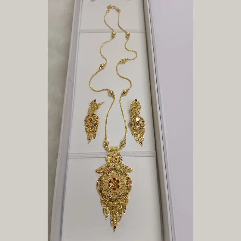 Pari Art Jewellery Forming Long Necklace Set