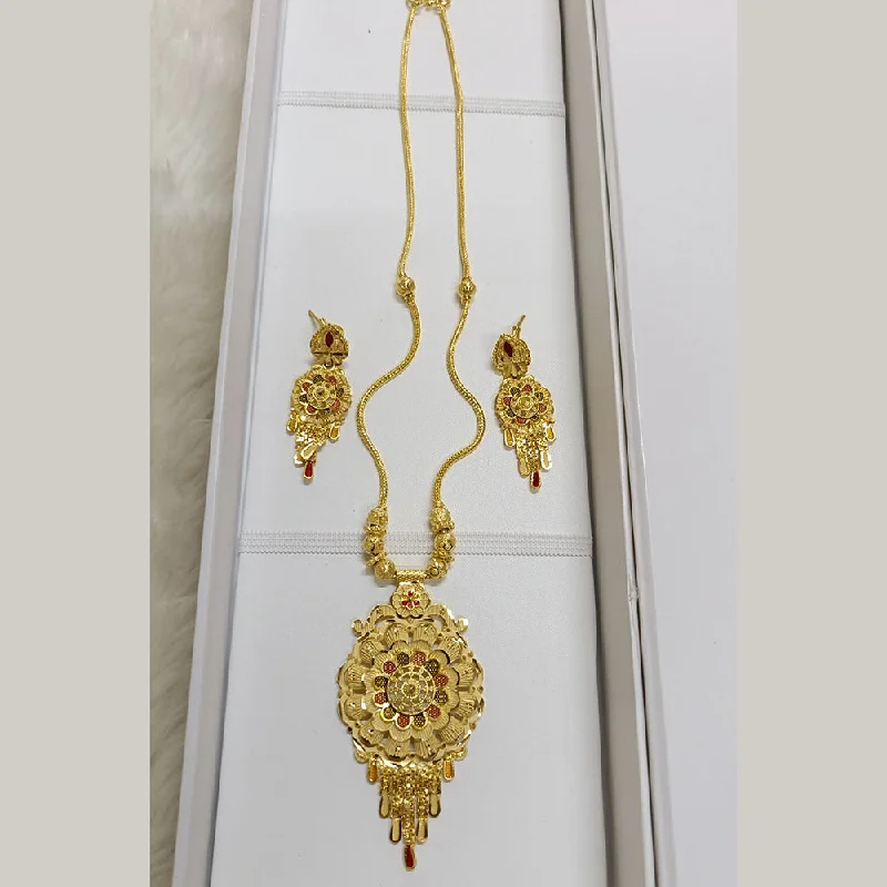 Pari Art Jewellery Forming Long Necklace Set