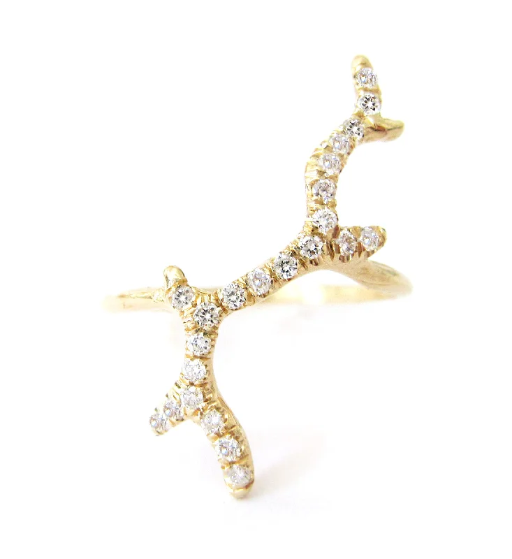 Branch Diamond Ring