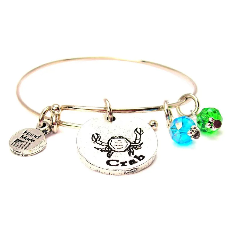 Xavier's Fish Tank Item Crab Expandable Bangle Bracelet