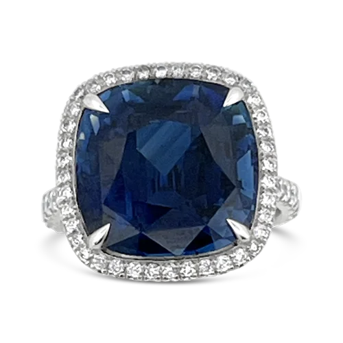 Sapphire & Diamond Ring