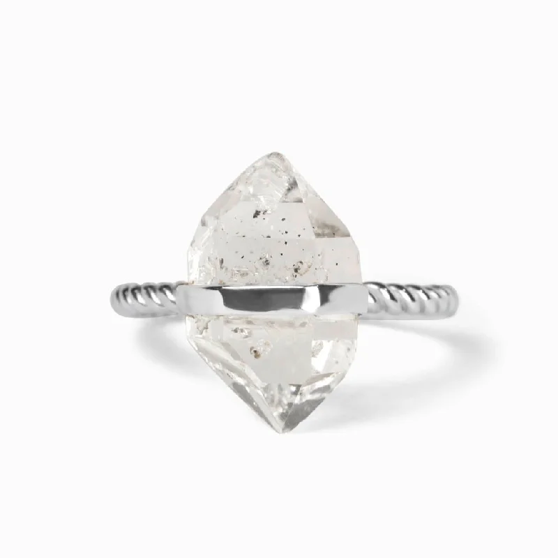 Herkimer Diamond Ring